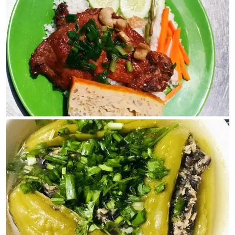 Hình ảnh Cơm Sườn Chả + Canh Khổ Qua