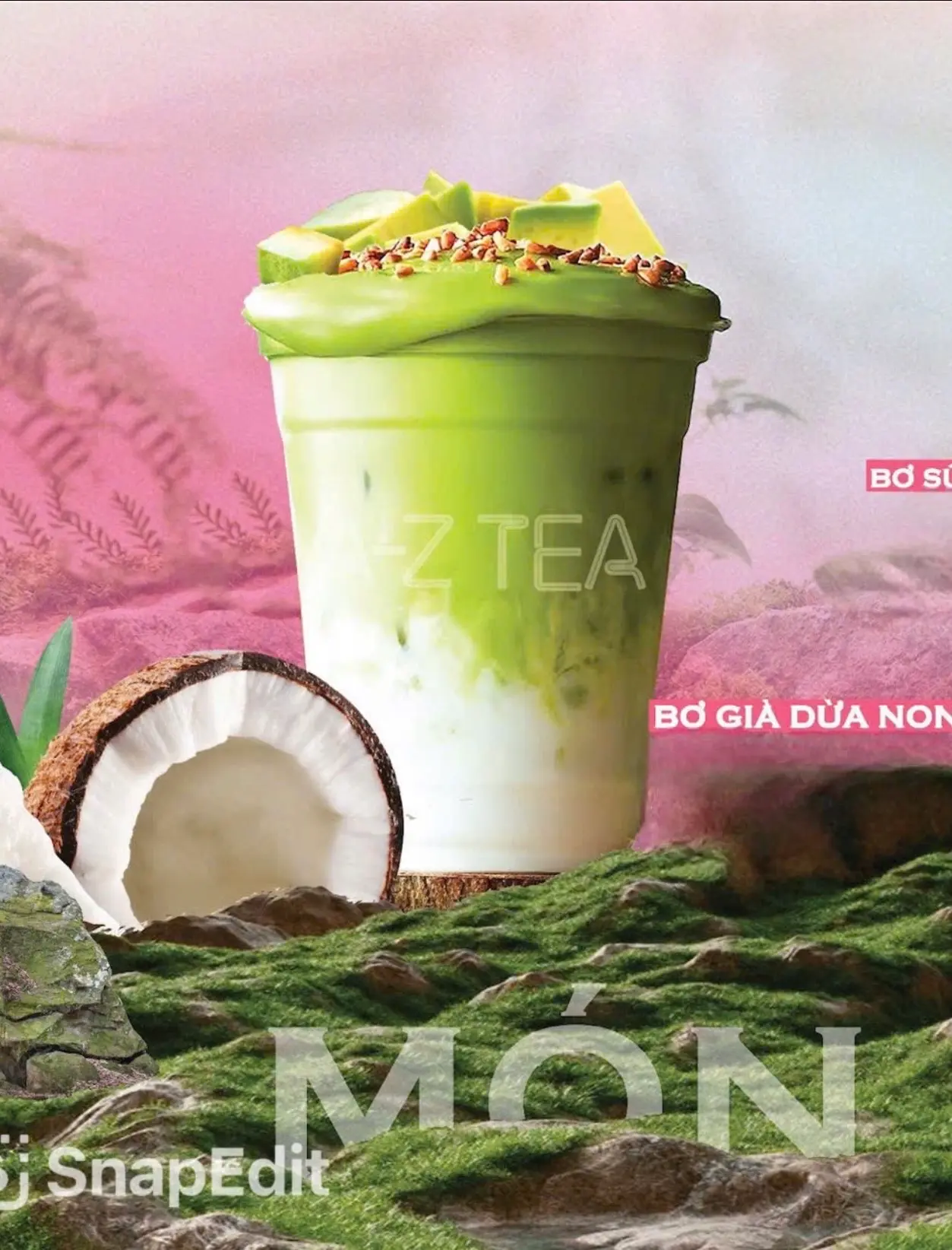Hình ảnh Bơ Già Dừa Non-Size 500Ml