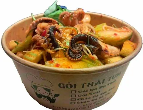 Hình ảnh bạch tuột sốt thái 