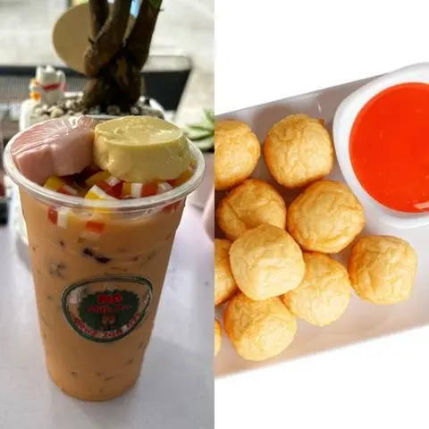 Hình ảnh  Combo TS thái đỏ + cá viên chiên