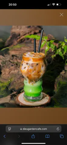 Hình ảnh Sâm dứa sữa cà phê