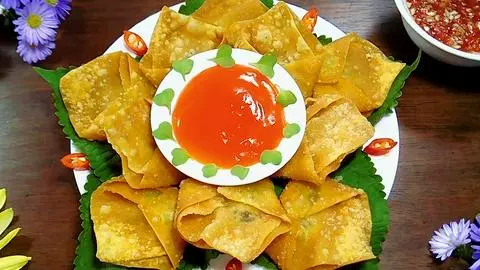 Hình ảnh Hoành thánh chiên 