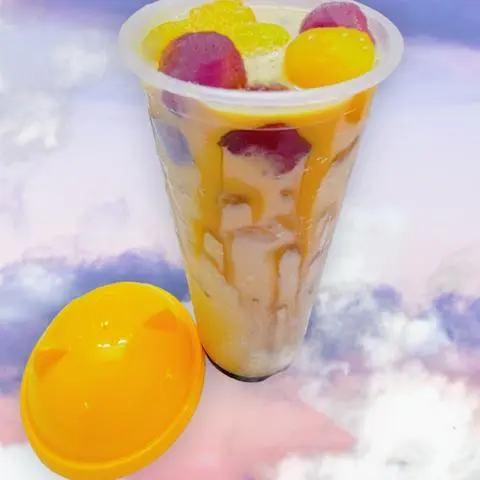 Hình ảnh Cà Phê Khoai Môn Tím Sữa, Khoai Lang Phô Mai (700ml)