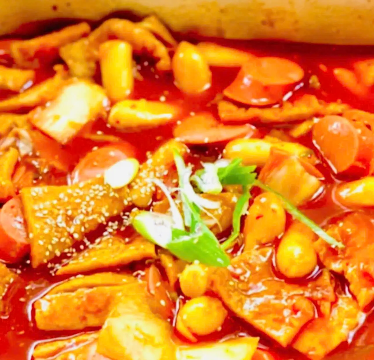 Hình ảnh Tokbokki+Cá viên thập cẩm sốt cay+Tặng coca ly