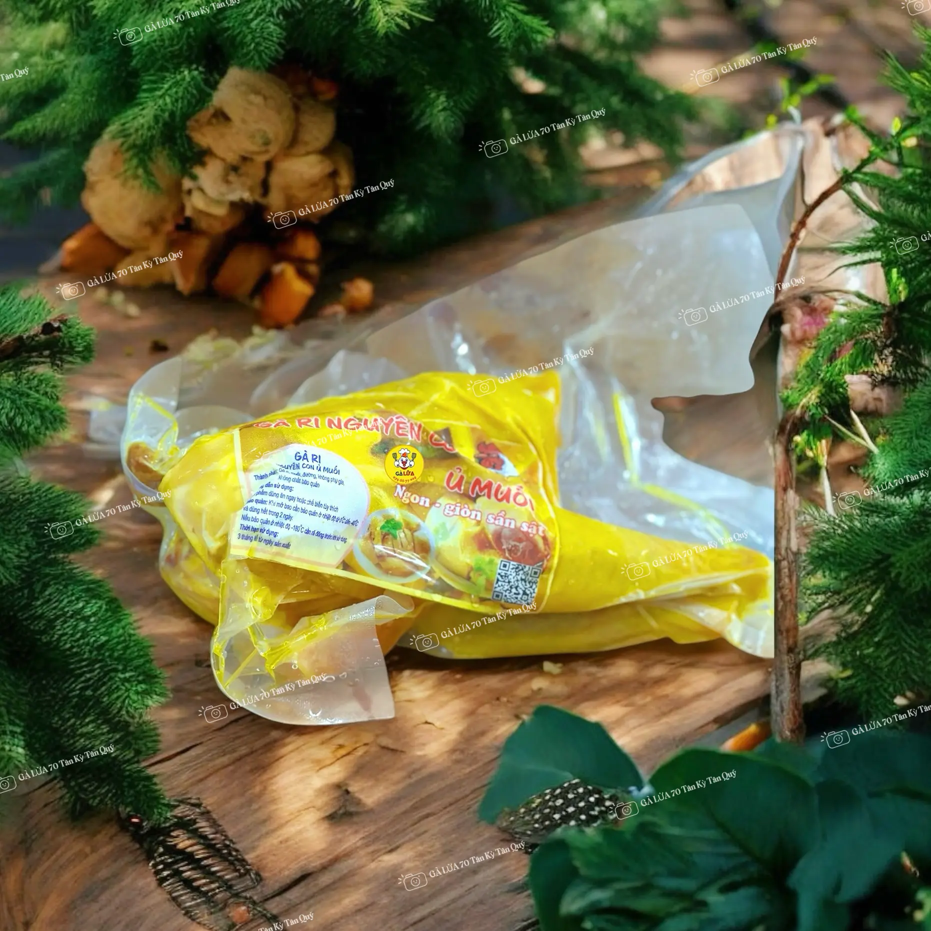 Hình ảnh Gà Mía Ủ Muối Nguyên Con (Để Nguyên Con) Ăn Lạnh