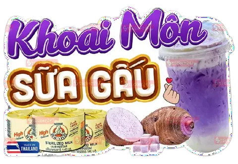 Hình ảnh Khoai môn sữa gấu