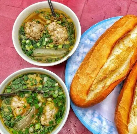 Hình ảnh bánh mì xíu mại