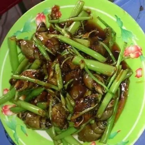 Hình ảnh Ốc cà na xào mì