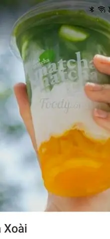 Hình ảnh matcha latter mứt xoài 