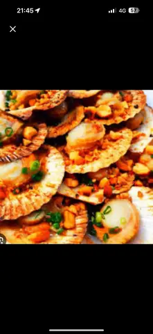 Hình ảnh Sò Điệp nướng mắm