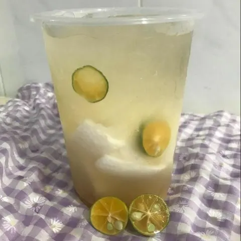 Hình ảnh Dừa tắc mứt thơm - ly khổng lồ
