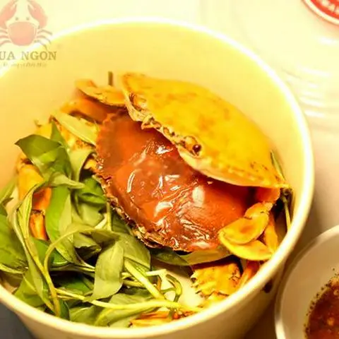 Hình ảnh Cua ngon hai da nướng mọi