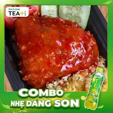 Hình ảnh Combo Cơm Gà Xí Muội + Olong Xanh