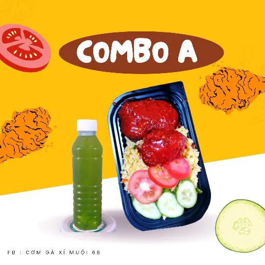 Hình ảnh CƠM GÀ SỐT CAY + TRÀ TẮC XANH 