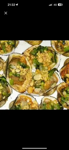 Hình ảnh Sò Lông nướng mỡ hành