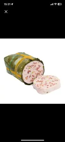 Hình ảnh Chả lụa bì ớt xiêm xanh 200gr