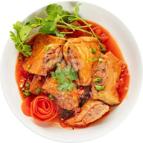 Hình ảnh Cơm Đậu Hủ Dồn Thịt Sốt Cà