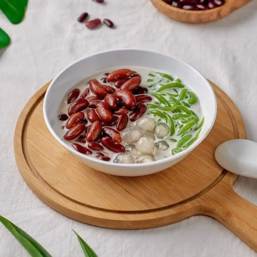 Hình ảnh  đậu đỏ bánh lọt