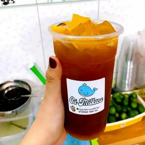 Hình ảnh Trà đào dằm
