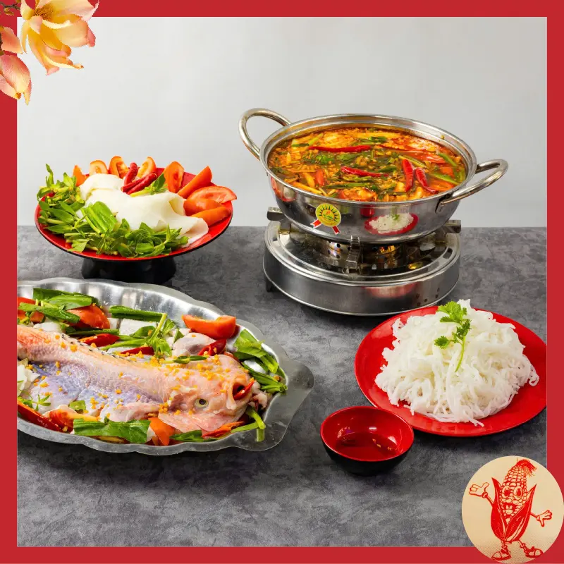 Hình ảnh Lẩu thái cá diêu hồng măng chua