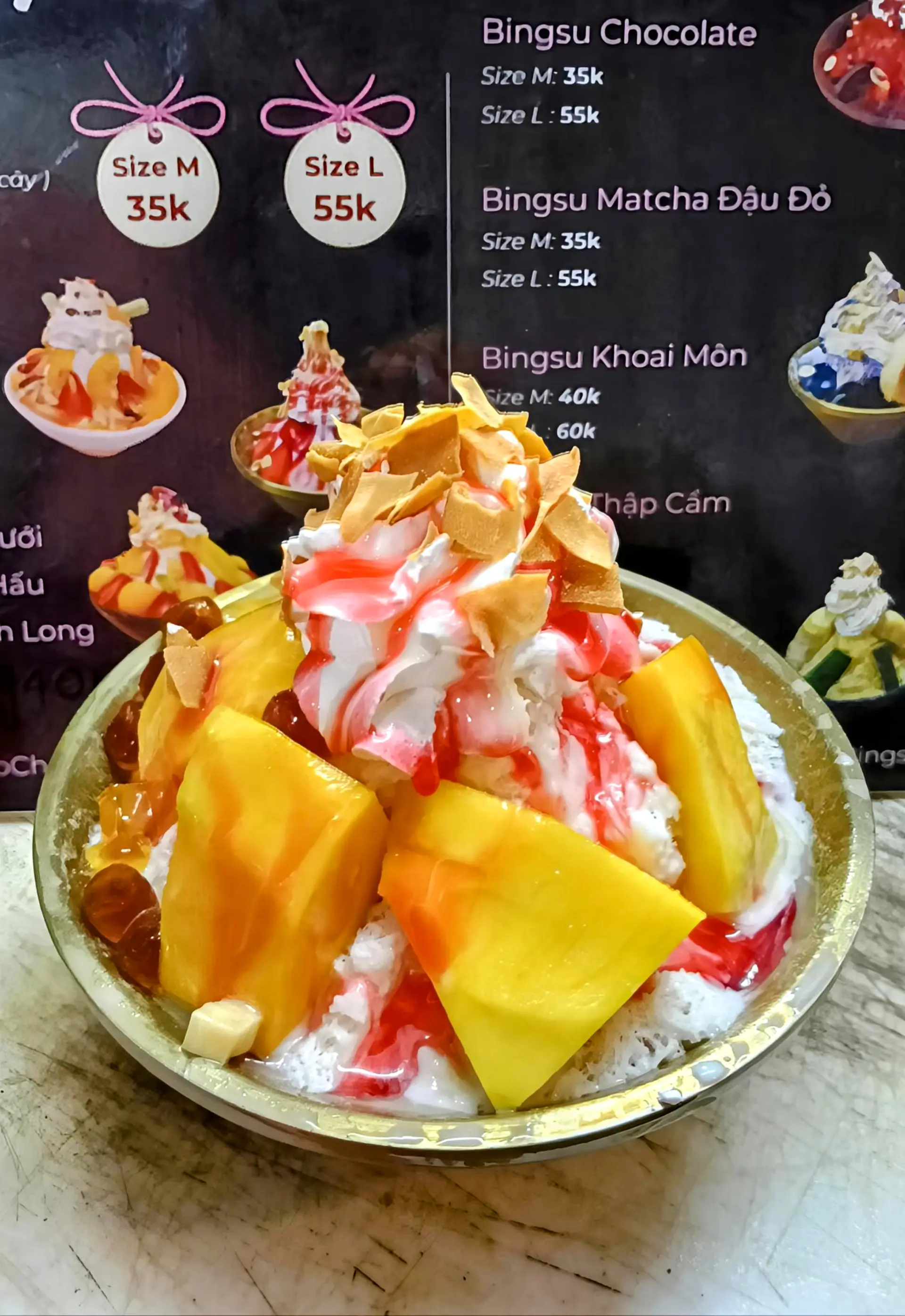 Hình ảnh Bingsu Xoài