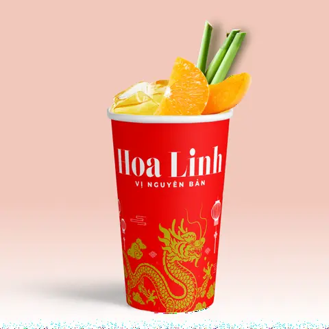 Hình ảnh Trà Đào Cam Sả