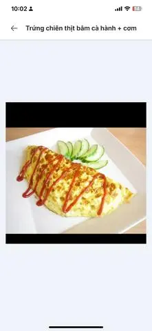 Hình ảnh Trứng chiên phô mai - egg cheess