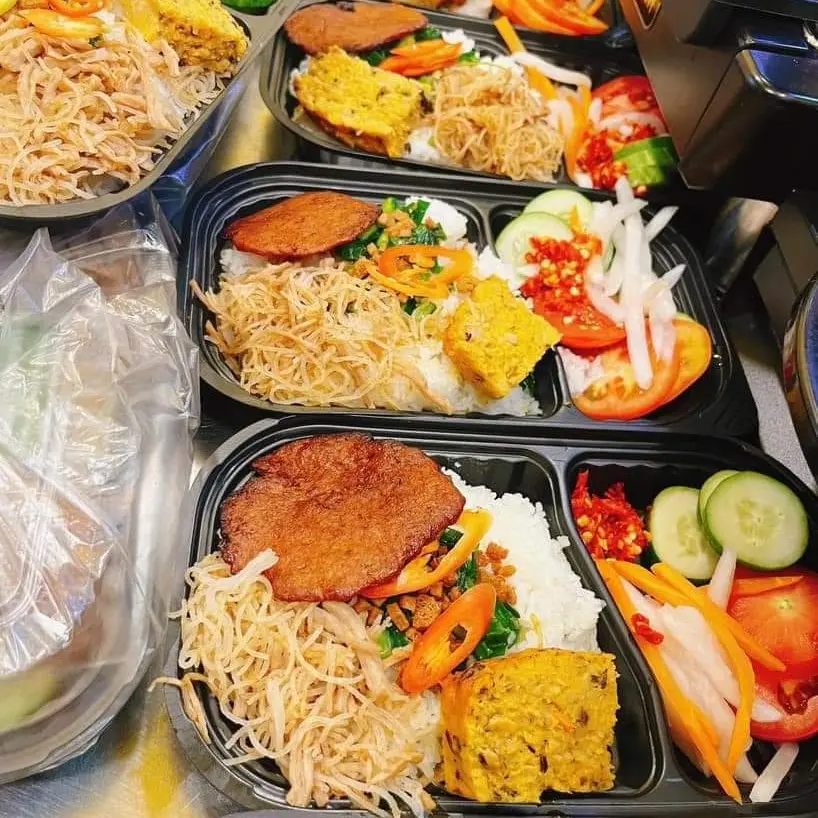 Hình ảnh Cơm tấm sườn chay (Cơm chay)