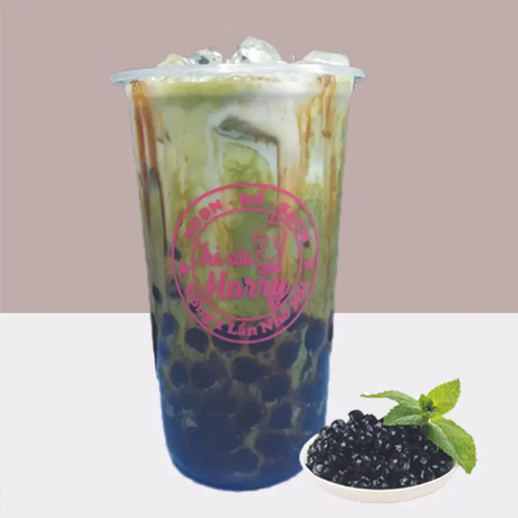 Hình ảnh Đường nâu trân châu matcha sữa