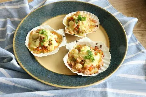 Hình ảnh sò điệp nướng phô mai 