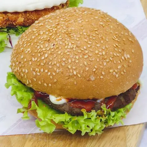Hình ảnh Hamburger bò