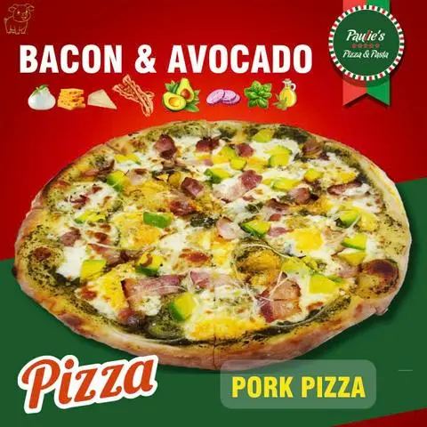 Hình ảnh Pizza Ba Rọi Xông Khói & Trái Bơ | Bacon & Avocado Pizza