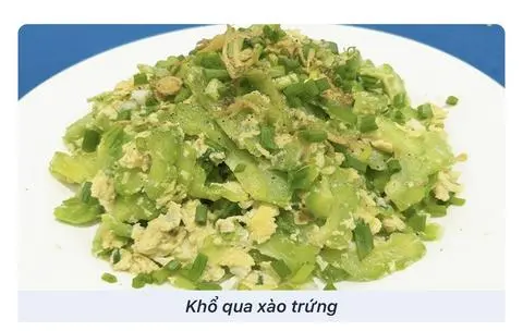 Hình ảnh Khổ Qua Xào Trứng Vịt