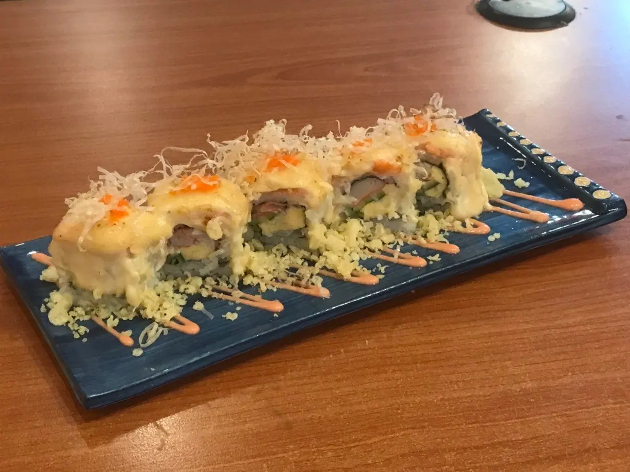 Hình ảnh GRILL EBI ROLL ( Cơm Cuộn Thanh Cua. Ốp Tôm Với Sốt grill)