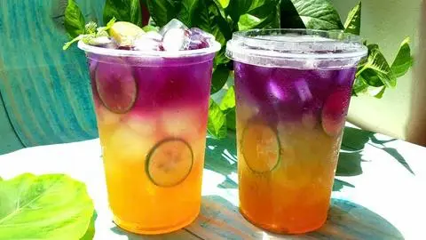 Hình ảnh Trà chanh hoa đậu biếc