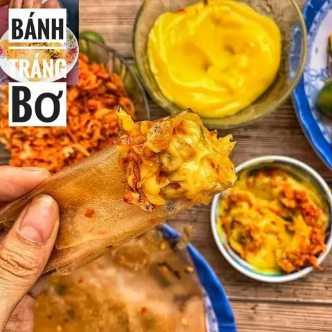 Hình ảnh Bánh tráng bơ 3 vị