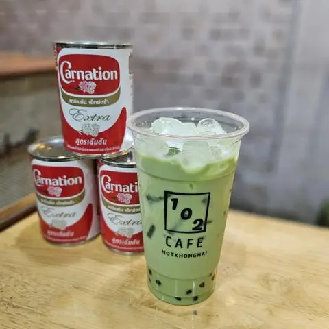 Hình ảnh Trà sữa thái xanh trân châu