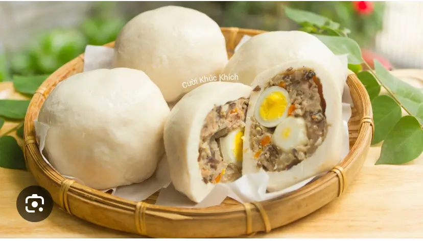 Hình ảnh Bánh bao 2 trứng cút 