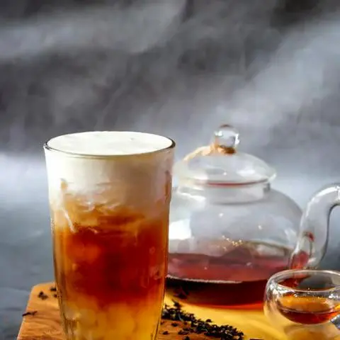 Hình ảnh Hồng trà machiato