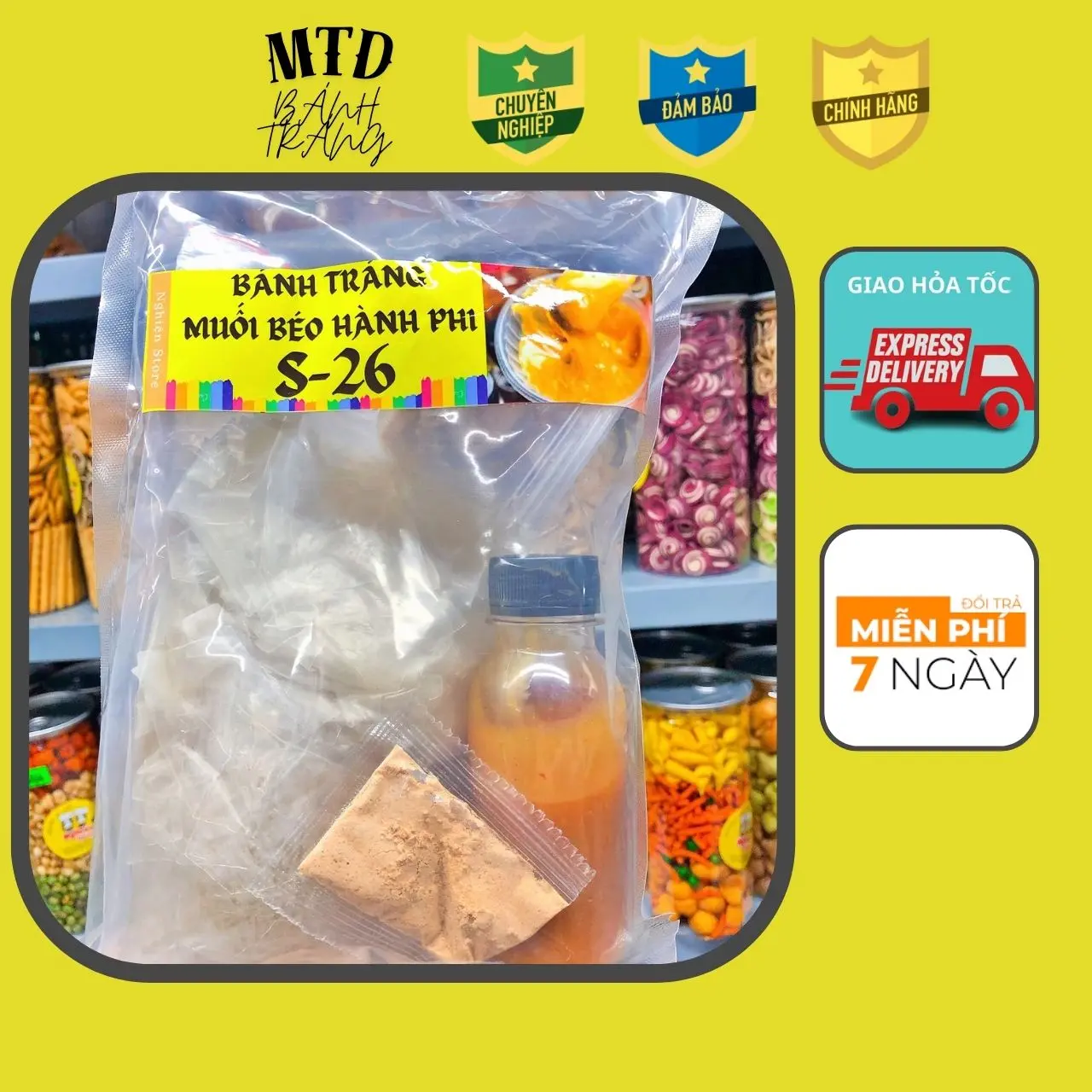 Hình ảnh Bánh Tráng Chấm Muối Béo (Tặng Muối Nhuyễn) - S26