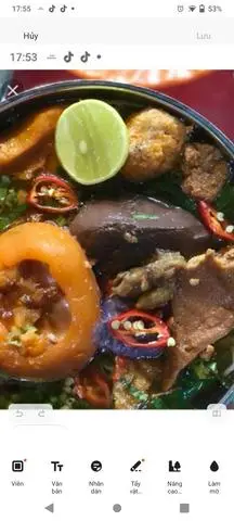 Hình ảnh combo2:2 canh bún gio chả cua ốc+(2 trà chanh size m)