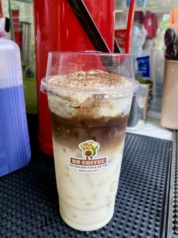 Hình ảnh CÀ PHÊ KEM HẠT PHỈ 700ml