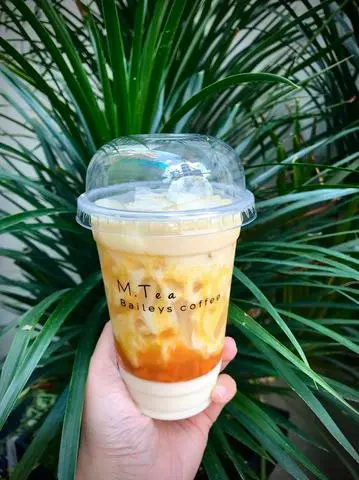 Hình ảnh Trà sữa panna cotta xoài
