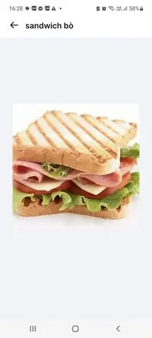 Hình ảnh Sandwich bò