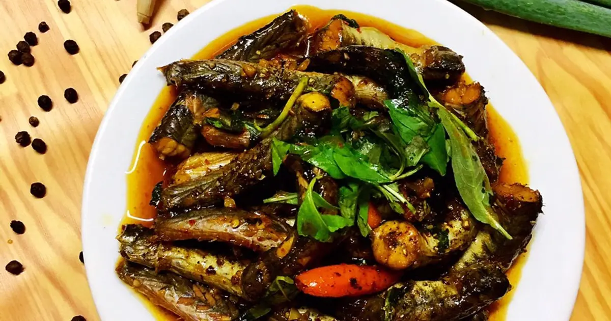 Hình ảnh cơm cá kèo kho