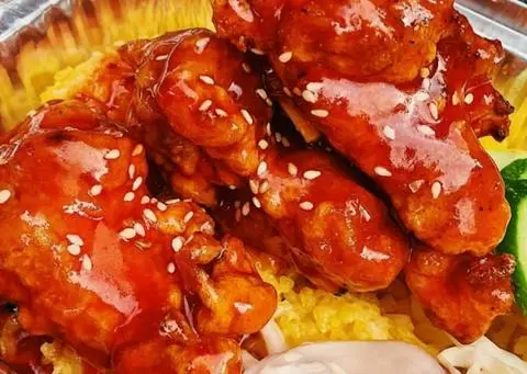 Hình ảnh Com bo : 1 cơm gà chiên nước mắm+ 1 ôpla+ 1pepsi ướp lạnh