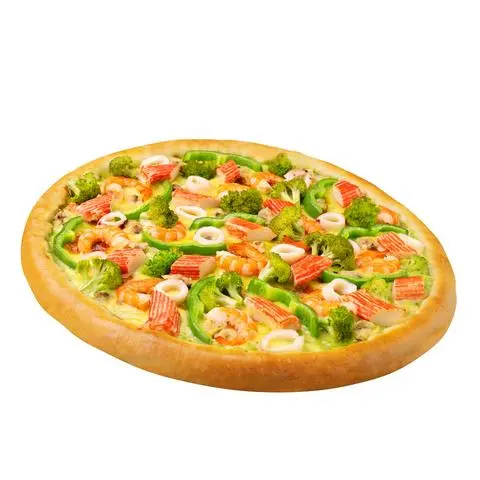 Hình ảnh P1 - pizza hải sản cao cấp đế dày xốp