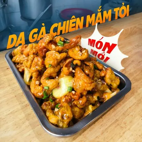 Hình ảnh Cơm da gà chiên MẮM TỎI siêu đậm đà