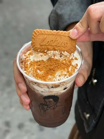 Hình ảnh [MỚI] Cacao Sữa Kem Bơ Lotus Biscoff (kèm bánh)