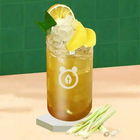 Hình ảnh Oolong Đào Cam Sả